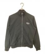 DIESELディーゼル）の古着「オーバルDロゴジップアップスウェット　S-GINN-ZIP-IOD」｜ブラック