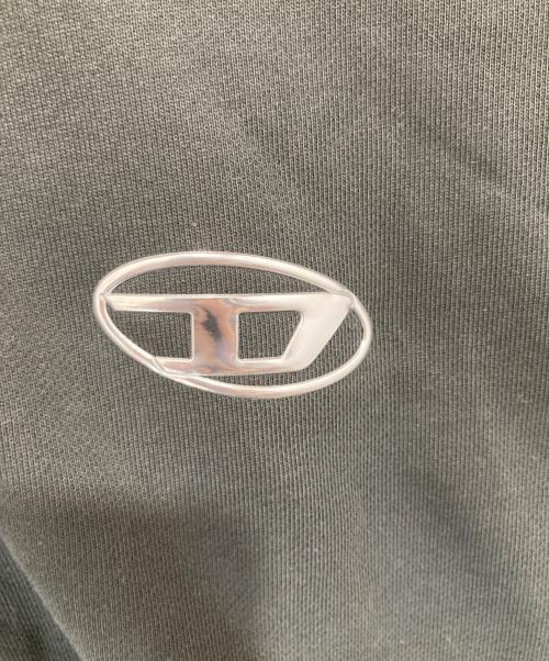 DIESEL（ディーゼル）DIESEL (ディーゼル) オーバルDロゴジップアップスウェット　S-GINN-ZIP-IOD ブラック サイズ:Sの古着・服飾アイテム