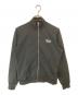 DIESEL（ディーゼル）の古着「オーバルDロゴジップアップスウェット　S-GINN-ZIP-IOD」｜ブラック