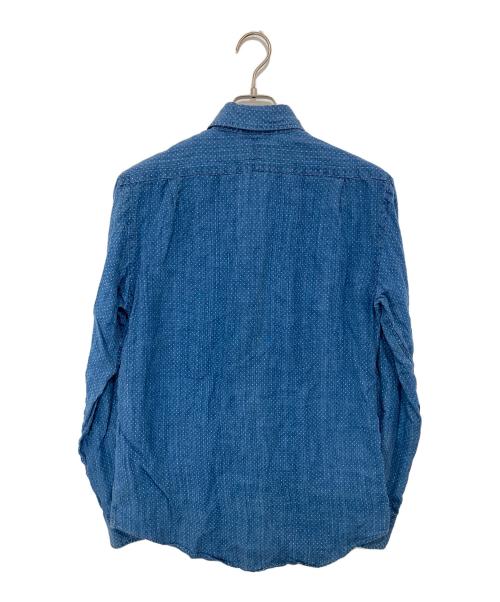 POLO RALPH LAUREN（ポロ・ラルフローレン）POLO RALPH LAUREN (ポロ・ラルフローレン) リネンシャツ ブルー サイズ:spの古着・服飾アイテム