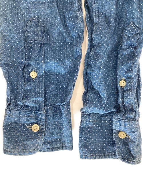 POLO RALPH LAUREN（ポロ・ラルフローレン）POLO RALPH LAUREN (ポロ・ラルフローレン) リネンシャツ ブルー サイズ:spの古着・服飾アイテム