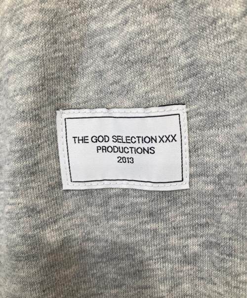 GOD SELECTION XXX（ゴッド セレクション トリプルエックス）GOD SELECTION XXX (ゴッド セレクション トリプルエックス) レイヤード調スウェットパンツ　GXL-S25-PT-01 グレー サイズ:Freeの古着・服飾アイテム