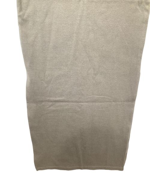 GOD SELECTION XXX（ゴッド セレクション トリプルエックス）GOD SELECTION XXX (ゴッド セレクション トリプルエックス) RIB LONG ONE-PIECE　リブロングワンピース　GXL-S25-OP-02 カーキ サイズ:FREEの古着・服飾アイテム