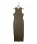 GOD SELECTION XXX (ゴッド セレクション トリプルエックス) RIB LONG ONE-PIECE　リブロングワンピース　GXL-S25-OP-02 カーキ サイズ:FREE：8000円