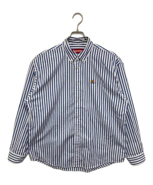 SUPREME（シュプリーム）SUPREME (シュプリーム) Stripe Shirt ブルー サイズ:Sの古着・服飾アイテム