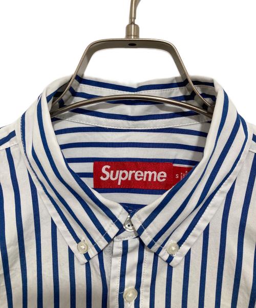SUPREME（シュプリーム）SUPREME (シュプリーム) Stripe Shirt ブルー サイズ:Sの古着・服飾アイテム