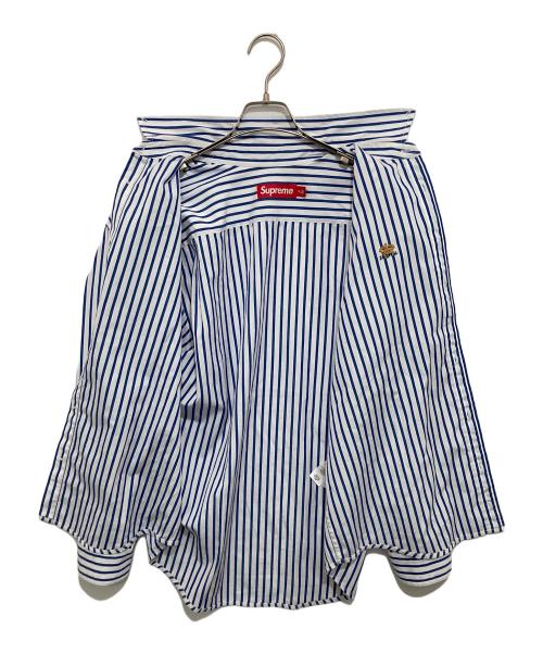 SUPREME（シュプリーム）SUPREME (シュプリーム) Stripe Shirt ブルー サイズ:Sの古着・服飾アイテム