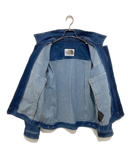 THE NORTH FACE（ザ ノース フェイス）THE NORTH FACE (ザ ノース フェイス) DENIM TRUCKER JACKET インディゴ サイズ:Mの古着・服飾アイテム