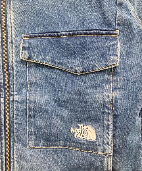 THE NORTH FACE（ザ ノース フェイス）THE NORTH FACE (ザ ノース フェイス) DENIM TRUCKER JACKET インディゴ サイズ:Mの古着・服飾アイテム