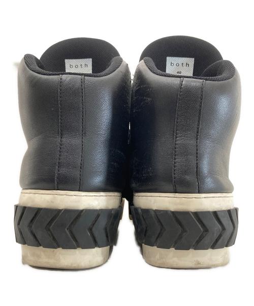 both（ボース）both (ボース) Tyres Platform ハイカットスニーカー ブラック サイズ:２５０の古着・服飾アイテム