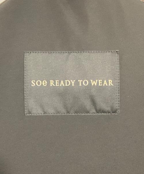 soe ready to wear（ソーイレディトゥウェア）soe ready to wear (ソーイレディトゥウェア) One SHOULDER BP Solotex ワンショルダーBPソロテック ブラックの古着・服飾アイテム