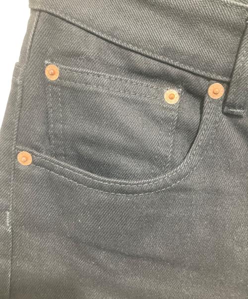 MM6 Maison Margiela（エムエムシックスメゾンマルジェラ）MM6 Maison Margiela (エムエムシックスメゾンマルジェラ) コントラストパネルジーンズ ブラック×インディゴ サイズ:38の古着・服飾アイテム