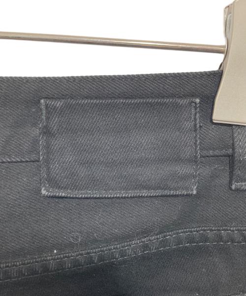 MM6 Maison Margiela（エムエムシックスメゾンマルジェラ）MM6 Maison Margiela (エムエムシックスメゾンマルジェラ) コントラストパネルジーンズ ブラック×インディゴ サイズ:38の古着・服飾アイテム