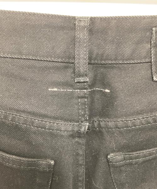 MM6 Maison Margiela（エムエムシックスメゾンマルジェラ）MM6 Maison Margiela (エムエムシックスメゾンマルジェラ) コントラストパネルジーンズ ブラック×インディゴ サイズ:38の古着・服飾アイテム