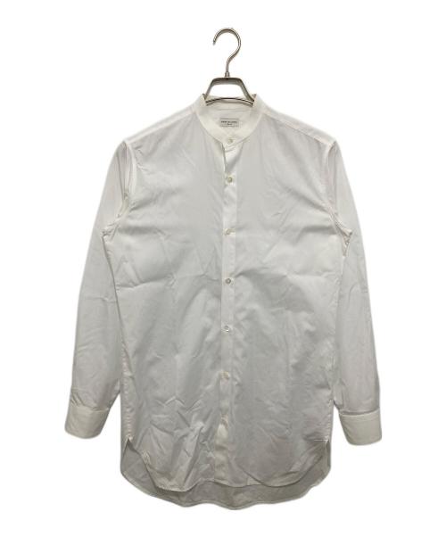 DRIES VAN NOTEN（ドリスヴァンノッテン）DRIES VAN NOTEN (ドリスヴァンノッテン) バンドカラーロングシャツ ホワイト サイズ:44の古着・服飾アイテム