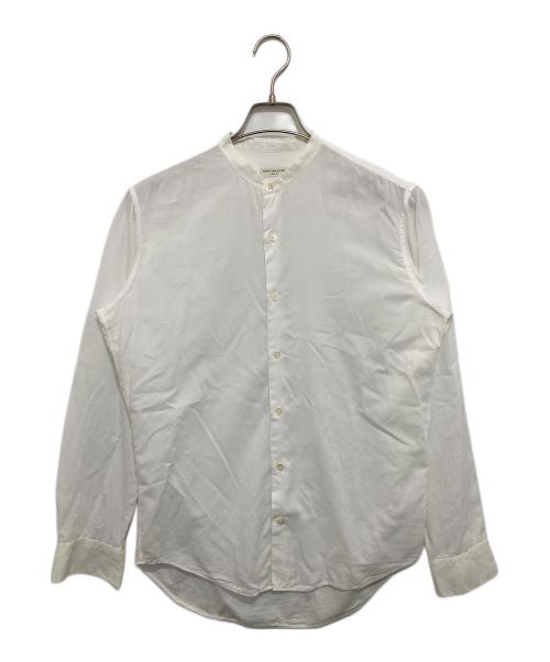 DRIES VAN NOTEN（ドリスヴァンノッテン）DRIES VAN NOTEN (ドリスヴァンノッテン) バンドカラーシャツ ホワイト サイズ:46の古着・服飾アイテム