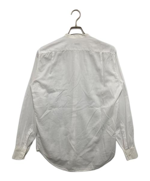 DRIES VAN NOTEN（ドリスヴァンノッテン）DRIES VAN NOTEN (ドリスヴァンノッテン) バンドカラーシャツ ホワイト サイズ:46の古着・服飾アイテム