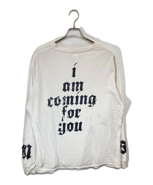 SAINT MICHAEL（セントマイケル）SAINT MICHAEL (セントマイケル) LS TEE /SM / WHITE　SM-S22-0000-028 ホワイト サイズ:XLの古着・服飾アイテム