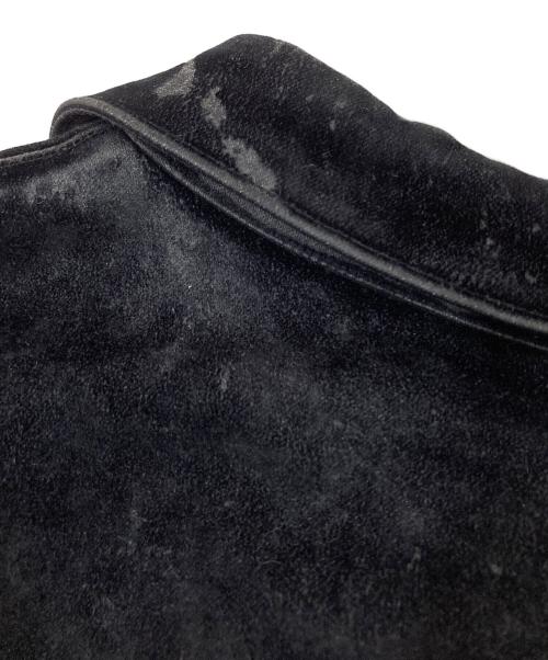 PRADA（プラダ）PRADA (プラダ) トライアングルロゴベルベット ジャケット　SC657 S231 12H0 ブラック サイズ:Mの古着・服飾アイテム