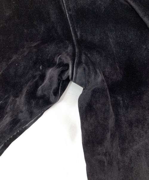 PRADA（プラダ）PRADA (プラダ) トライアングルロゴベルベット ジャケット　SC657 S231 12H0 ブラック サイズ:Mの古着・服飾アイテム