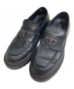 中古・古着通販】PRADA (プラダ) ブラッシュドレザー ローカット