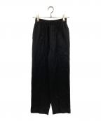 AURALEEオーラリー）の古着「SUPER LIGHT WOOL EASY SLACKS　スーパーライトウールイージースラックス　A23AP04OS」｜ブラック