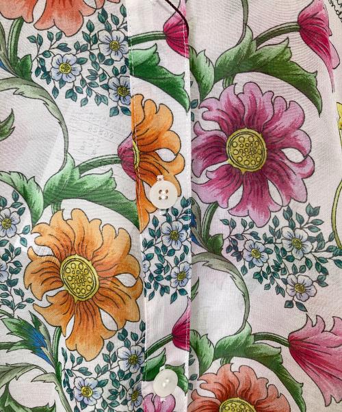 MACKINTOSH LONDON（マッキントッシュ ロンドン）MACKINTOSH LONDON (マッキントッシュ ロンドン) ドローイングカラフルバイブリーブラウス　BIBURY FLOWER　	G5M09-740-02 マルチカラー サイズ:38の古着・服飾アイテム