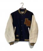 AVIREXアヴィレックス）の古着「SKOOKUM VARSITY JACKET スクーカムバーシティージャケット　スクーカムヴァーシティジャケット　783-1252051」｜ネイビー