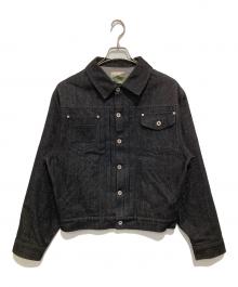 BALLSEY BROTHERS（ボールジーブラザーズ）の古着「Western short denim jacket」｜ブラック