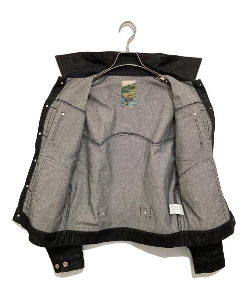 BALLSEY BROTHERS（ボールジーブラザーズ）BALLSEY BROTHERS (ボールジーブラザーズ) Western short denim jacket ブラック サイズ:Lの古着・服飾アイテム