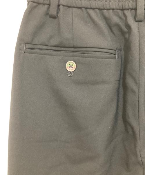 boutique 310（ブティックサトウ）boutique 310 (ブティックサトウ) タックパンツ　SL008 ブラック サイズ:Sの古着・服飾アイテム
