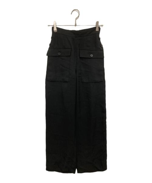 Con te（コンテ）Con te (コンテ) フロントポケット カーゴパンツ 8514-2-000003 ブラック サイズ:34の古着・服飾アイテム