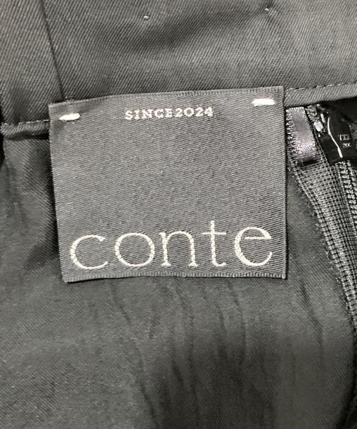 Con te（コンテ）Con te (コンテ) フロントポケット カーゴパンツ 8514-2-000003 ブラック サイズ:34の古着・服飾アイテム
