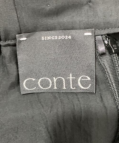 Con te（コンテ）Con te (コンテ) フロントポケット カーゴパンツ ブラック サイズ:34６６の古着・服飾アイテム