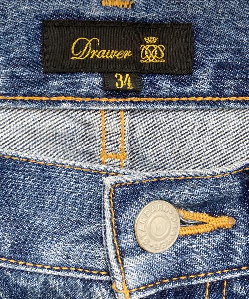 DRAWER（ドゥロワー）DRAWER (ドゥロワー) 5Pデニムパンツ インディゴ サイズ:34の古着・服飾アイテム