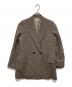 L'appartement（アパルトモン）の古着「Houndstooth W Jacket ハウンドトゥースWジャケット 25010560512030」｜ベージュ