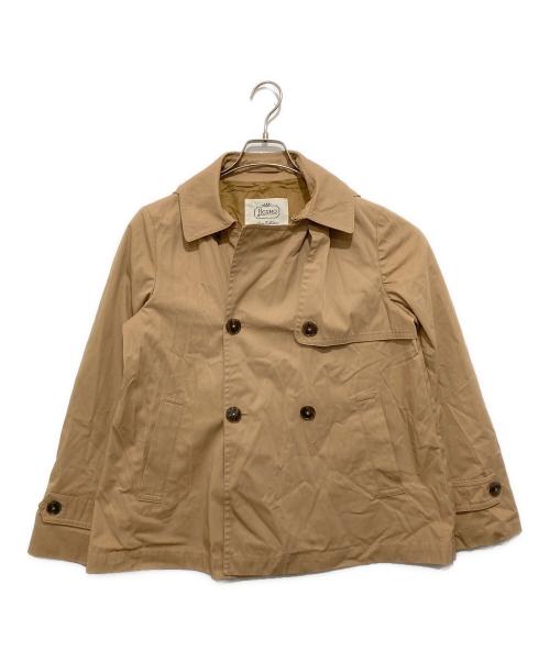 HERNO（ヘルノ）HERNO (ヘルノ) コットンギャバジン ショートトレンチ IM000177D ベージュ サイズ:38の古着・服飾アイテム