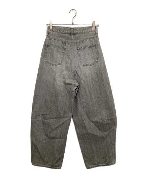 DRAWER（ドゥロワー）DRAWER (ドゥロワー) WINTER1 ブラックデニムタックパンツ 6514-299-1478 グレー サイズ:34の古着・服飾アイテム