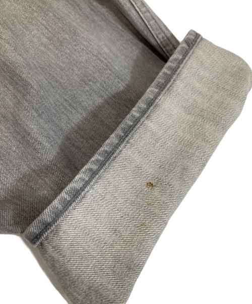 DRAWER（ドゥロワー）DRAWER (ドゥロワー) WINTER1 ブラックデニムタックパンツ 6514-299-1478 グレー サイズ:34の古着・服飾アイテム
