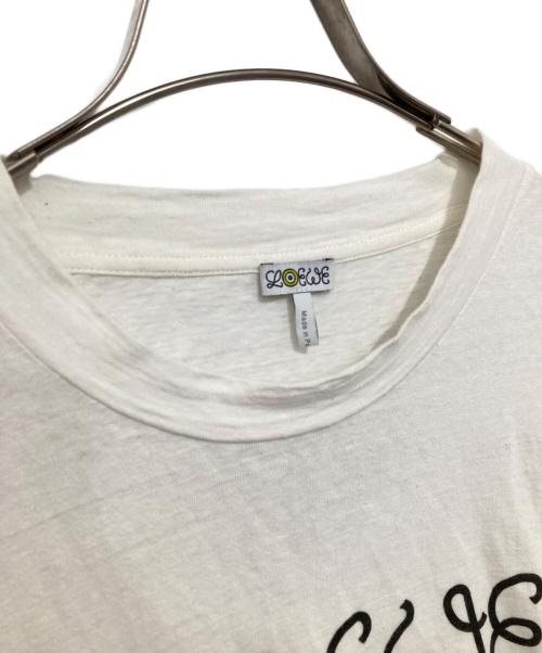 LOEWE（ロエベ）LOEWE (ロエベ) ウォーター カラー プリント Tシャツ　H6299982PC ホワイト サイズ:Sの古着・服飾アイテム
