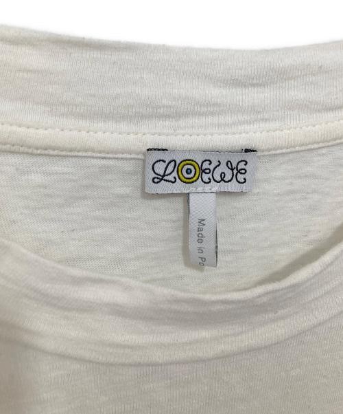 LOEWE（ロエベ）LOEWE (ロエベ) ウォーター カラー プリント Tシャツ　H6299982PC ホワイト サイズ:Sの古着・服飾アイテム