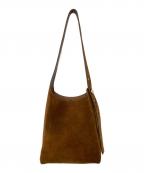 TORY BURCHトリーバーチ）の古着「ROMY SUEDE SMALL HOBO BAG」｜ベージュ