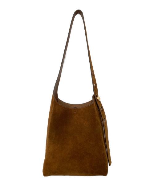 TORY BURCH（トリーバーチ）TORY BURCH (トリーバーチ) ROMY SUEDE SMALL HOBO BAG ベージュの古着・服飾アイテム