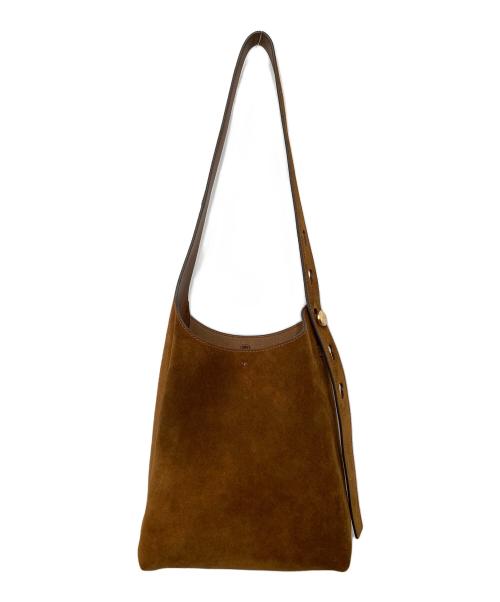 TORY BURCH（トリーバーチ）TORY BURCH (トリーバーチ) ROMY SUEDE SMALL HOBO BAG ベージュの古着・服飾アイテム