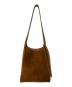 TORY BURCH（トリーバーチ）の古着「ROMY SUEDE SMALL HOBO BAG」｜ベージュ