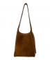 TORY BURCH (トリーバーチ) ROMY SUEDE SMALL HOBO BAG ベージュ：25000円