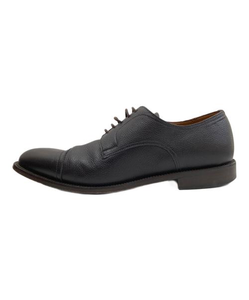BALLY（バリー）BALLY (バリー) レザーダービーシューズ ブラック サイズ:5の古着・服飾アイテム