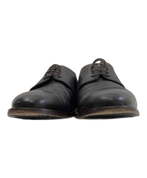 BALLY（バリー）BALLY (バリー) レザーダービーシューズ ブラック サイズ:5の古着・服飾アイテム