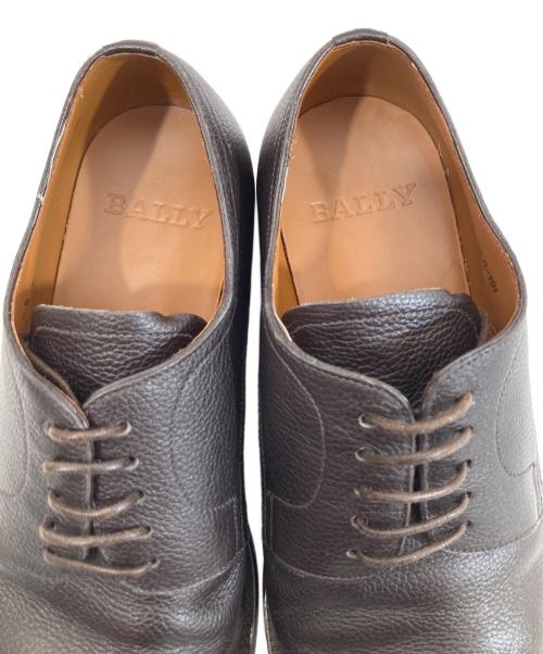 BALLY（バリー）BALLY (バリー) レザーダービーシューズ ブラック サイズ:5の古着・服飾アイテム