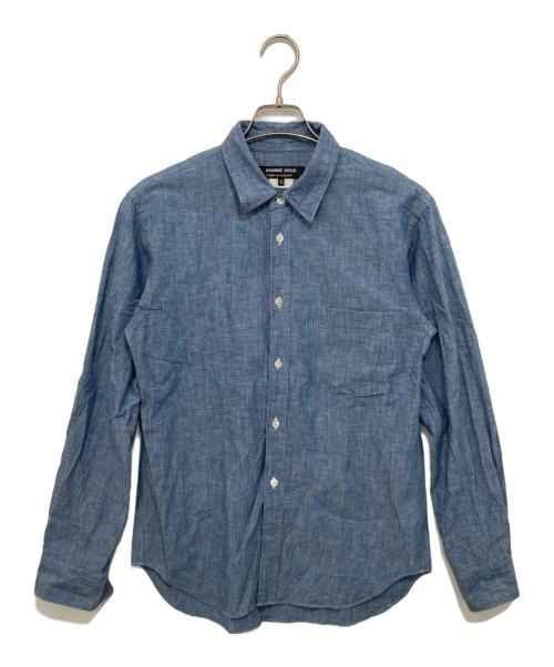 COMME des GARCONS HOMME DEUX（コムデギャルソン オム ドゥ）COMME des GARCONS HOMME DEUX (コムデギャルソン オム ドゥ) シャンブレーシャツ　DM-B058 ネイビー サイズ:XSの古着・服飾アイテム